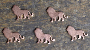 My MOST Super Tiny Realistic Lion Blank Metal Cutout for 24g DIY Tiny Blanks for Jewelry Making Mini shapes, Supplies by SupplyDiva