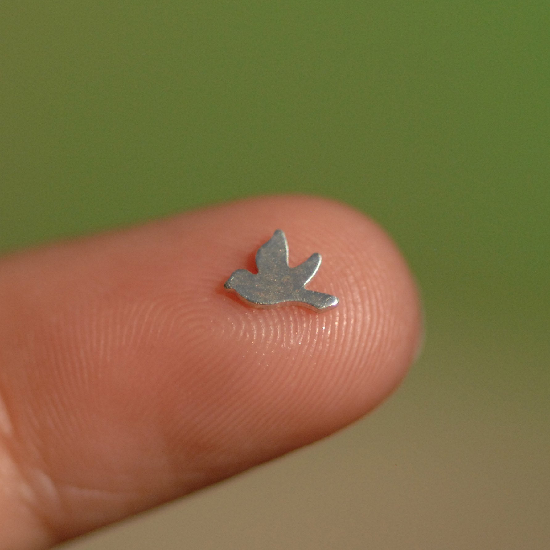 My MOST Super Tiny Bird Blank Cutout for 24g DIY Jewelry Soldering Tiny Blanks for Jewelry Making Mini shape, Supplies by SupplyDiva