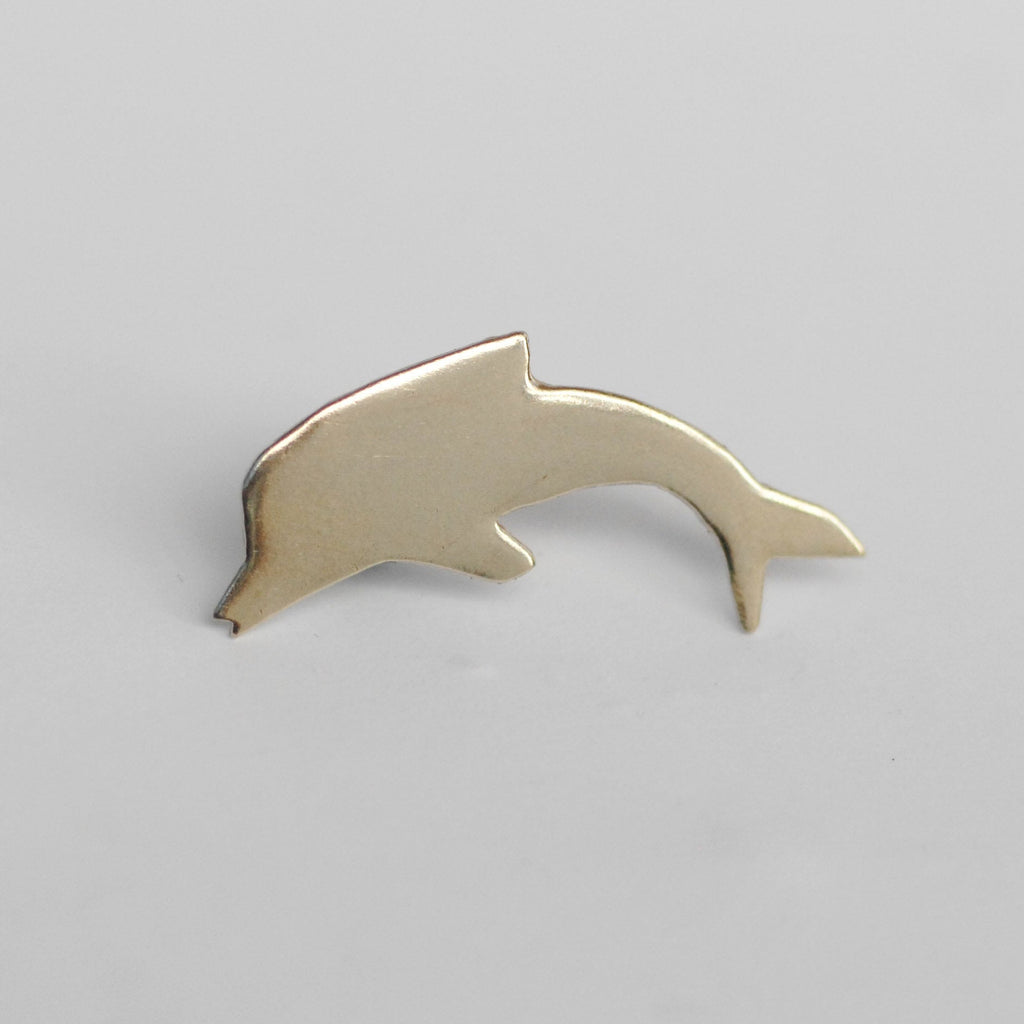 Dolphin Shapes 33mm x 22mm Metal Blanks - Nickel Silver