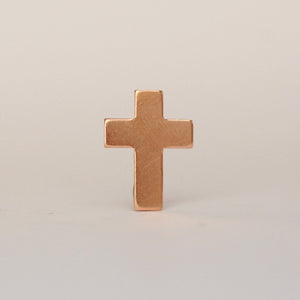 Simple Cross Shape metal blanks 18mm x 14mm for making jewelry, pendants and earrings