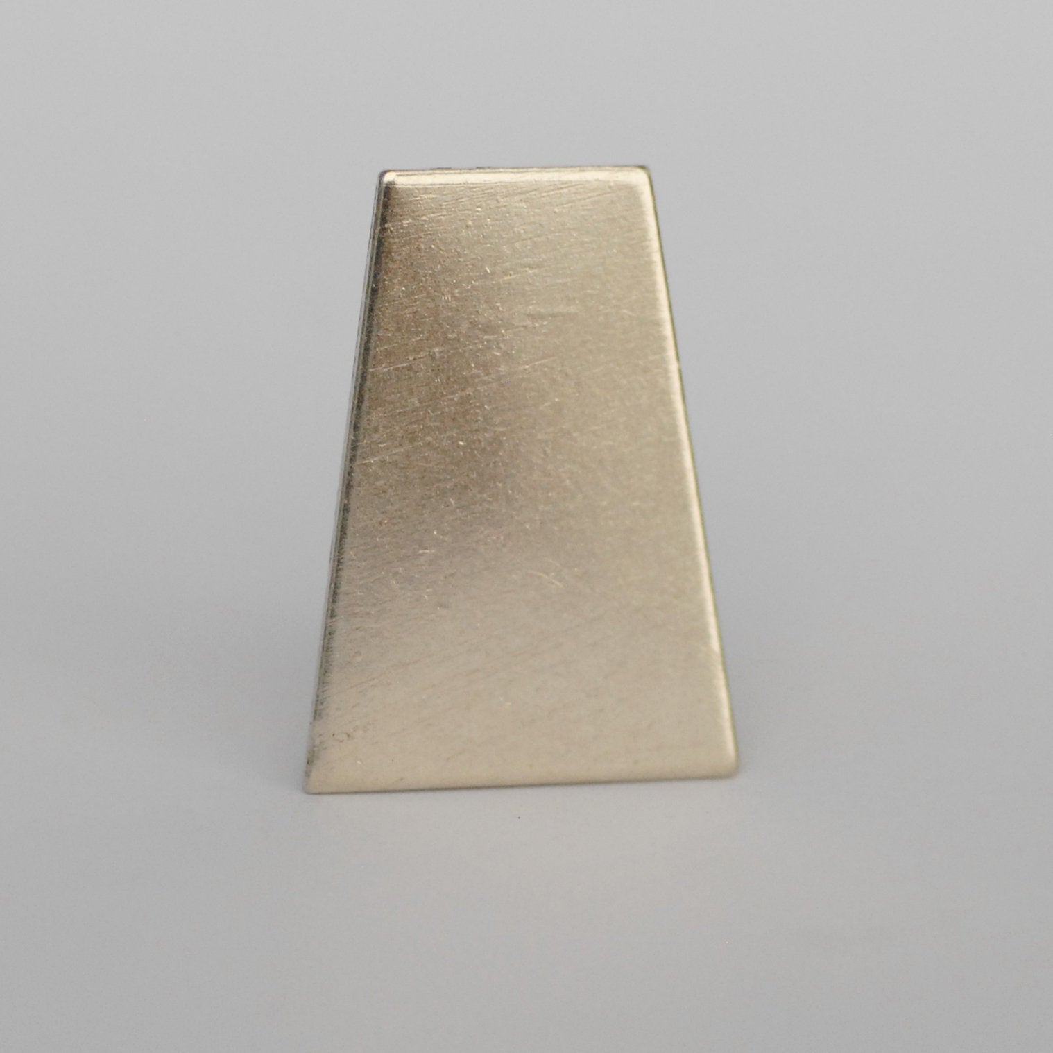Trapezoid shapes 25mm x 18mm Mexican Silver Blank 24G 22G 20G copper, brass, bronze, nickel silver