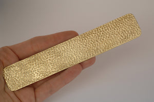 Hammered Cuff Strip Bracelet Blanks - DIY Bracelet 1 inch by 6 inch long