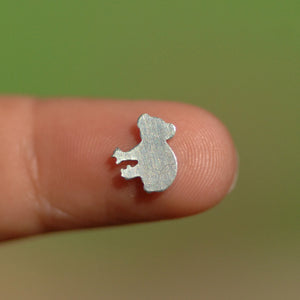 My MOST Super Tiny Realistic Koala Bear Blank Metal Cutout for 24g DIY Tiny Blanks for Jewelry Making Mini shapes, Supplies by SupplyDiva