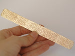 Hammered Cuff Strip Bracelet Blanks - DIY Bracelet 3/4 inch by 6 inch long