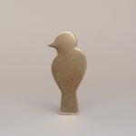 Solid Copper Perched Bird for making jewelry - Metal Blanks, raw brass, pure bronze, nickel silver
