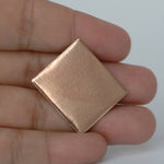 Rectangle shapes 25mm x 22mm 24g 22g 20g copper, brass, bronze, nickel silver