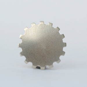 Watch gear shaped blanks 19mm small for making jewelry, copper, brass, bronze, nickel silver