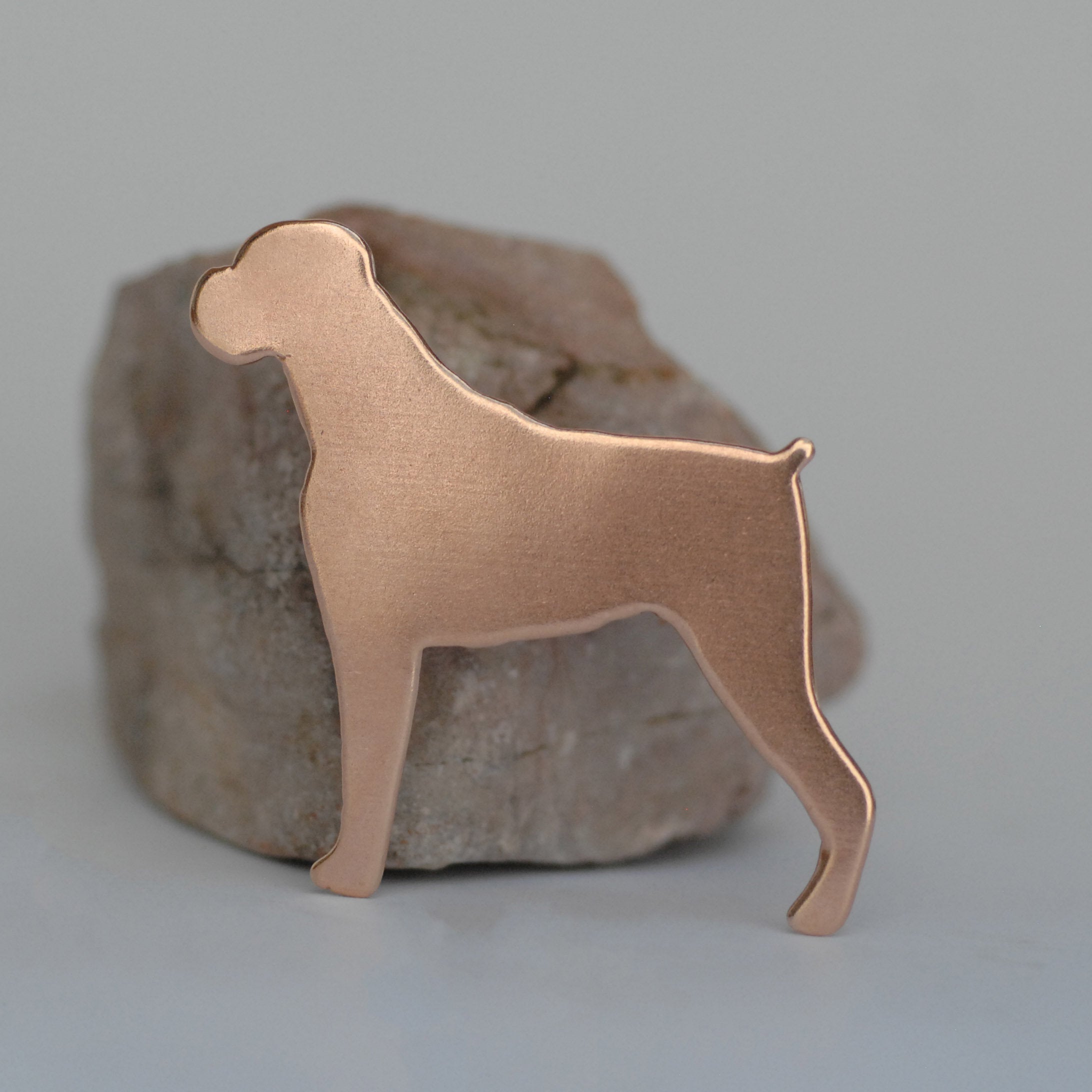 Boxer Dog shapes for making jewelry, keychains, metal blanks copper, brass, bronze, nickel silver