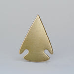 Arrow head shaped pendant blanks - Southwest design - copper, brass, bronze, nickel silver 24g 22g 20g