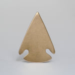 Arrow head shaped pendant blanks - Southwest design - copper, brass, bronze, nickel silver 24g 22g 20g