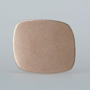 Rounded Rectangle Blanks 25mm x 21mm for Enameling Jewelry flat blanks for Hand Stamping 24g 22g 20g