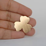 Clover flower shapes 24g 22g 20g copper, brass, bronze, nickel silver metal blanks for making jewelry
