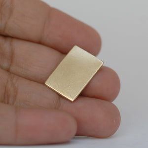 Small Rectangles, metal blanks for making jewelry rectangle shape, 19mm x 13mm 26g 24g 22g 20g copper, brass, bronze, nickel silver
