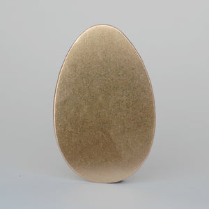 Large oval egg shapes for making jewelry 64mm x 41mm 24G 22G copper, brass, bronze, nickel silver