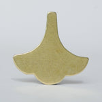 Flower shaped blossom metal blanks, arabic fan, for making pendants and earrings, copper, brass, bronze, nickel silver
