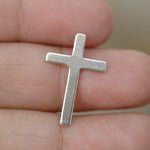 Small Classic Religious Cross 21mm x 14mm 24g 22g 20g copper, brass, bronze, or nickel silver