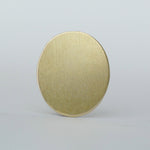 Small Oval shape metal blanks 22mm x 19mm for making jewelry - copper, brass, bronze, nickel silver