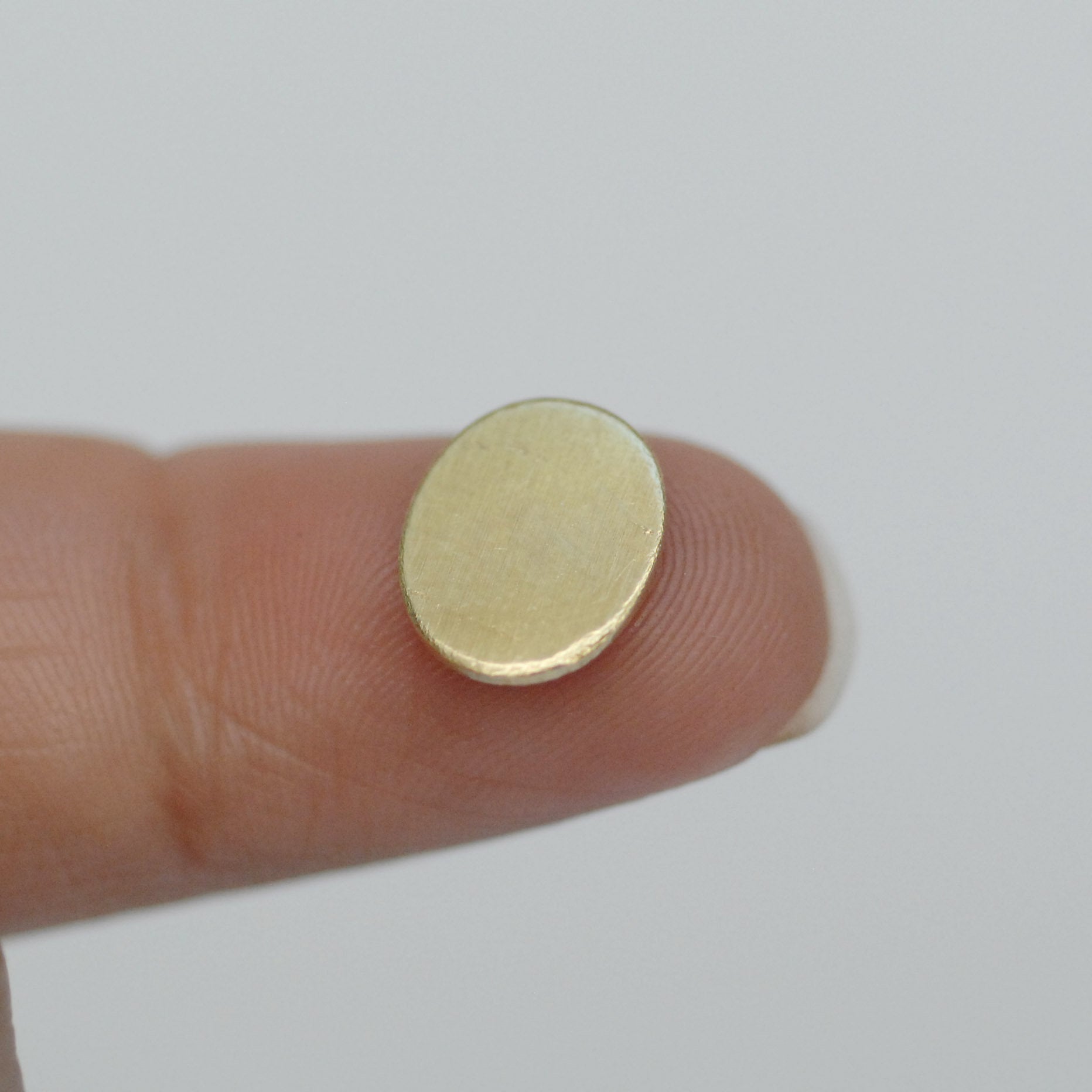 Small ovals for making jewelry 10.5mm x 8.5mm 24g 22g 20g copper, brass, bronze, nickel silver