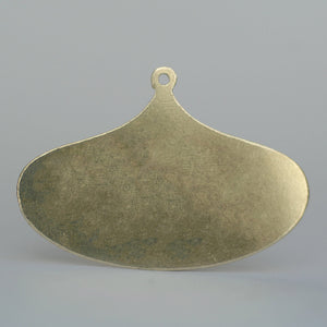 Large wide teardrops with holes for making big earrings or pendants, Arabic style tear drops for making jewelry