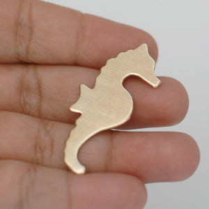 Seahorse Cute Blanks Enameling Stamping 100% Copper Blank brass, bronze, nickel silver 24g 22g 20g