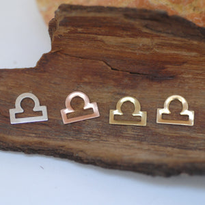 My MOST tiny Libra zodiac sign shapes 24g Mini miniature metal blanks for making jewelry copper, brass, bronze, sterling silver 925