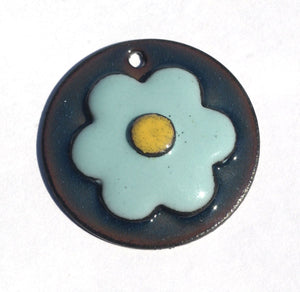 Copper Clasp 31mm x 19mm Blank Cutout with hole for Enameling Soldering Stamping Texturing - 3 pieces