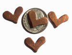 Deep V Heart blanks 14mm x 11mm 20g for Enameling copper, brass, bronze, nickel silver
