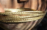 Hammered Brass Ring Stock Textured Metal Wire - Rings Bracelets Pendants Metalwork