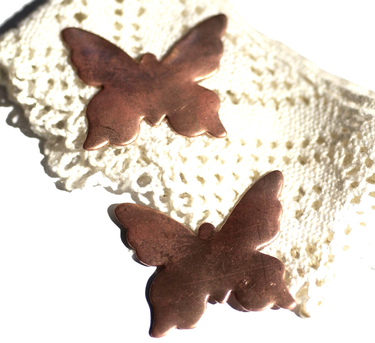 Butterfly shapes for pendants 40mm x 35mm for making jewelry, 24g, 22g, or 20g metal blanks
