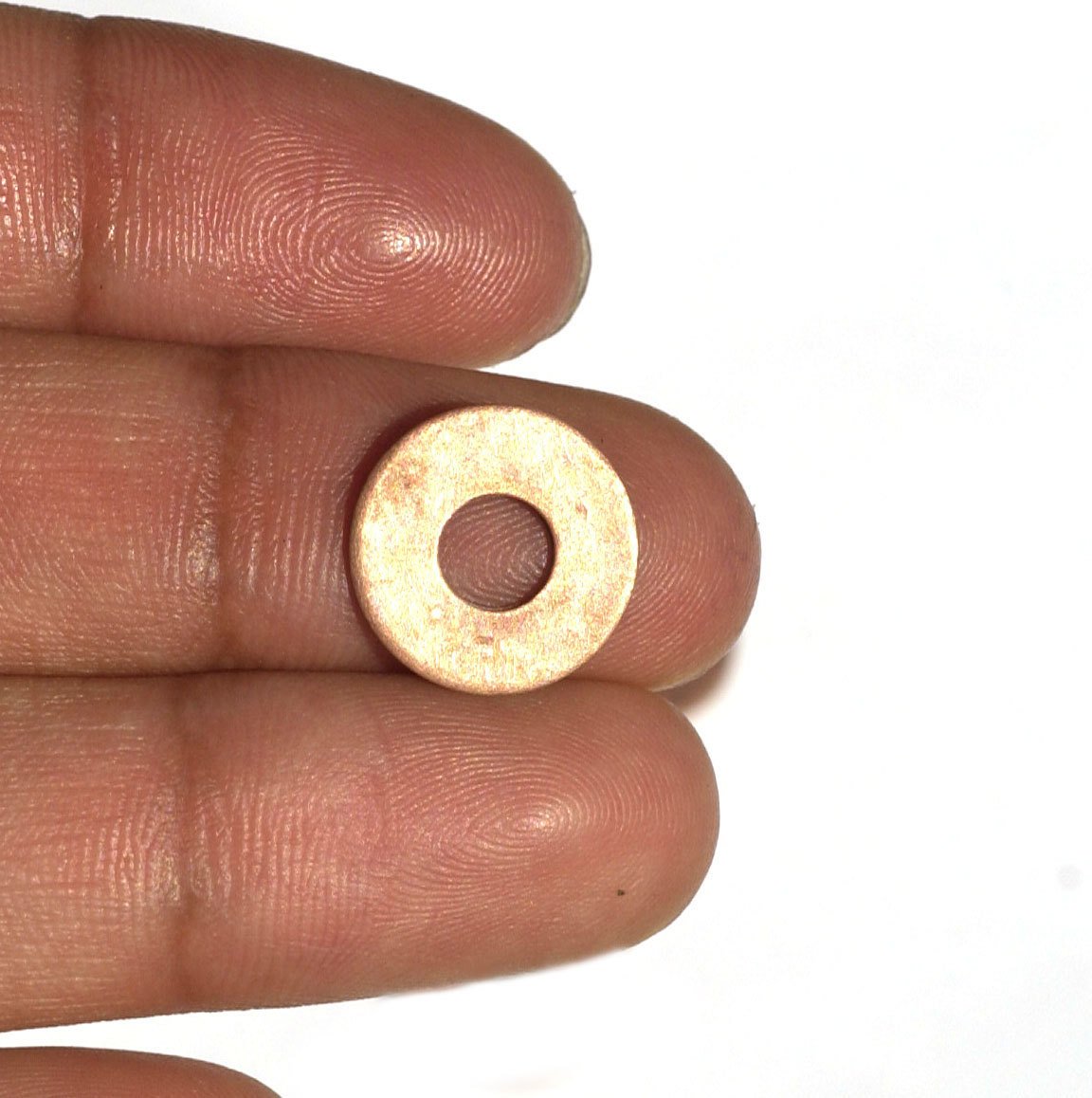 Donut Washer 13mm 20G Blanks Cutout for Enameling Stamping Texturing Solderin Blank, Jewelry Supplies - 8 pieces