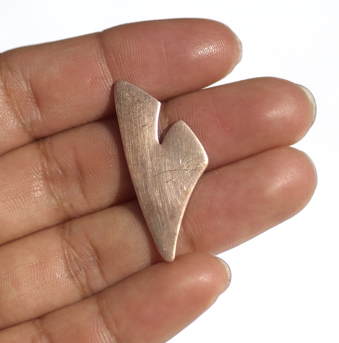 Artistic Gingko Leaf  36mm x 21mm Blank Cutout for Enameling Stamping Texturing Variety of Metals