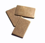 Copper Rectangle Flat 11mm x 19mm Blank Cutout Shape  for Enameling Stamping Texturing Blanks