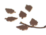 Copper Leaves Blank Shape for Texturing Soldering Enameling Blanks