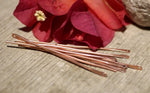 Handmade Copper Paddle Headpins with Hole 18 gauge - 2 1/2 inch long - 65mm - 8 pieces