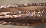 Copper Ring Stock Shank 4.5mm Daisys Textured Metal Cane Gallery Wire - Rings Bracelets Pendants Metalwork
