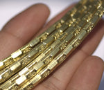 Sturdy bangle bracelet wire 4mm Pyramid Flower textured metal cane, textured strip