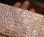 Copper Textured Metal Sheet Hammered Pattern 24g - 5 1/2 x 2 inches - Bracelets Pendants Metalwork Blank