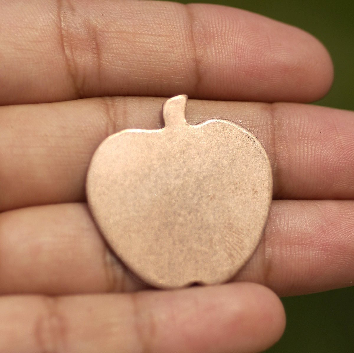 Large Apples with Stem 28mm x 30mm Shape Blank for Enameling Stamping Texturing Jewelry Making Blanks Variety of Metals