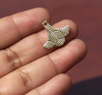Spiral Brass Arabic Spread Fan Shape with Hole Cutout Blank for Metalworking