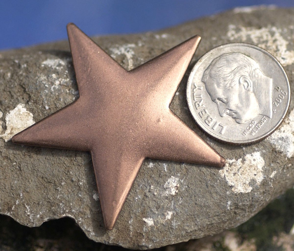 Copper Star Blank 20g 36mm for Enameling Stamping Texturing Soldering Pendant Jewelry Making