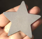 Nickel Silver Large Star Metal Blanks Shape Form for Jewelry Making Soldering Stamping Metalworking