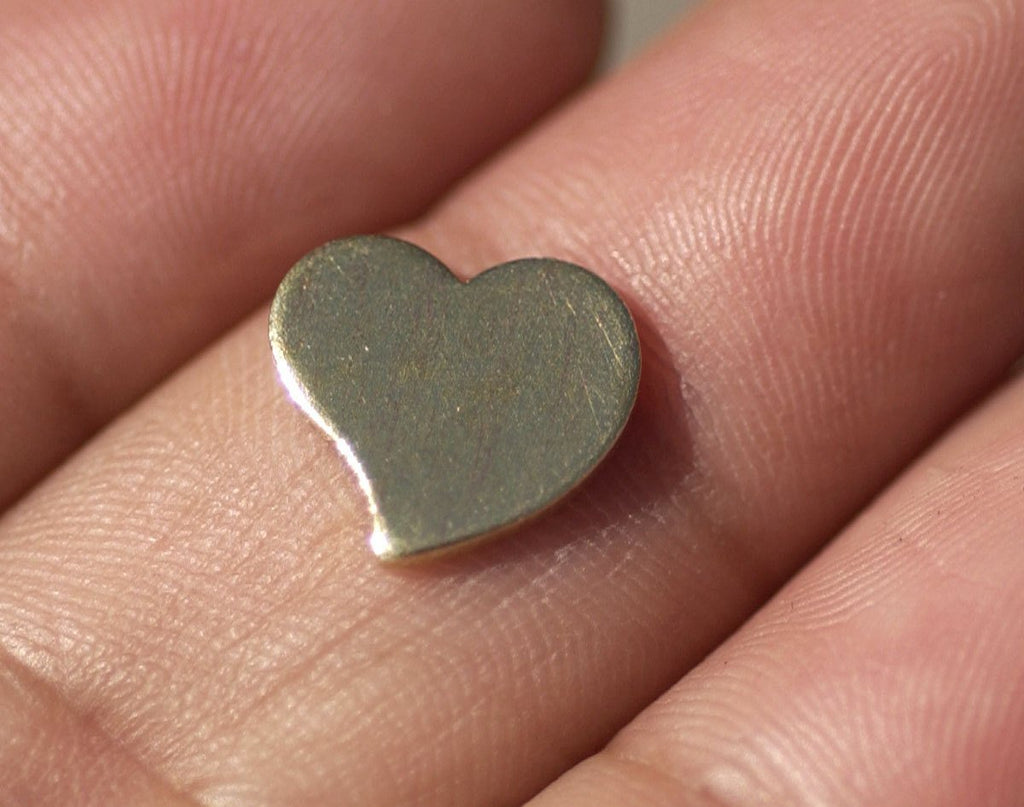 Whimsy Heart Small Shape 10mm Blanks - 8 pieces