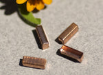 Solid Copper End Caps Terminators Finiales Shape 6.3 x 2.1mm Finding Jewelry Metalworking Finding Variety Metals