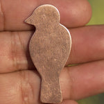 Dappled Hammered Pattern Perched Bird 24g Blanks for Metalworking Enameling Stamping Texturing Variety of Metals