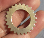 Gear Cog 25mm with 15mm Cutout Cut Out for Stamping Texturing Variety of Metals,