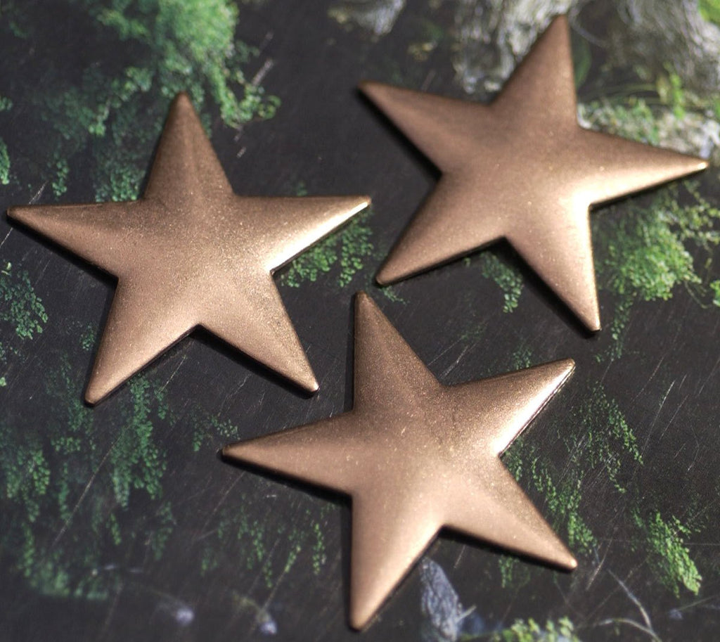 Copper Star Blank 20g 36mm for Enameling Stamping Texturing Soldering Pendant Jewelry Making