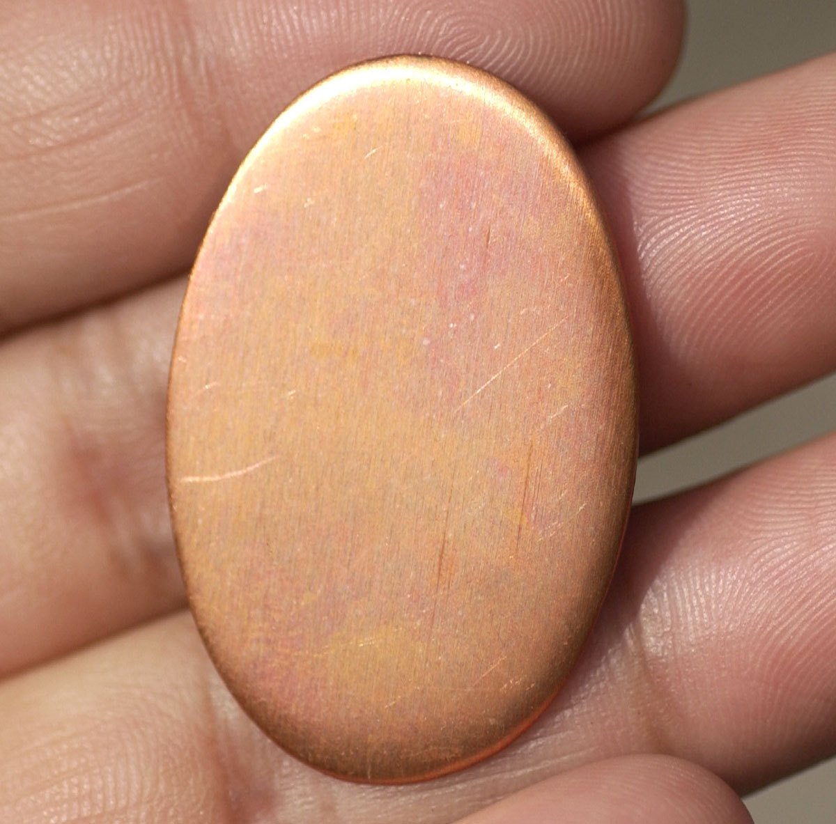 Oval 34mm x 22mm 24g Blanks Shape for Enameling Stamping Texturing Variety of Metals