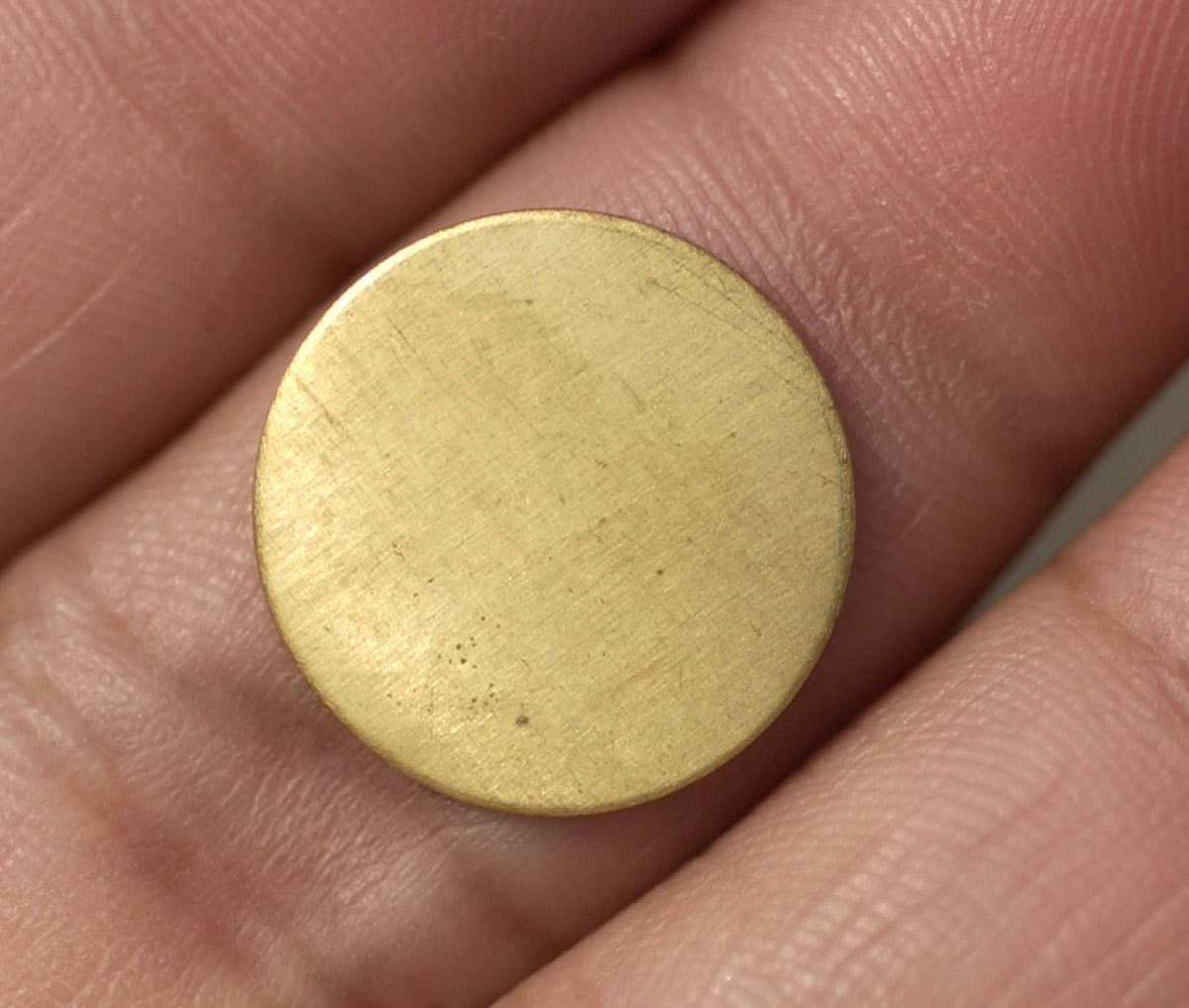 15mm Bronze Disc 26g Circle Blank Cutout for Soldering Stamping Texturing Blanks - Metalworking Blanks