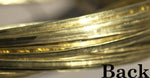 Brass Ring Stock Shank 4mm plus Vines Textured Metal Cane Wire - Rings Bracelets Pendants Metalwork