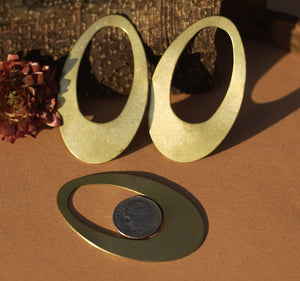 Brass Teardrop 56mm x 34mm Shap 24g Cutout Blank for Stamping, Metalworking,Texturing, Soldering Blanks